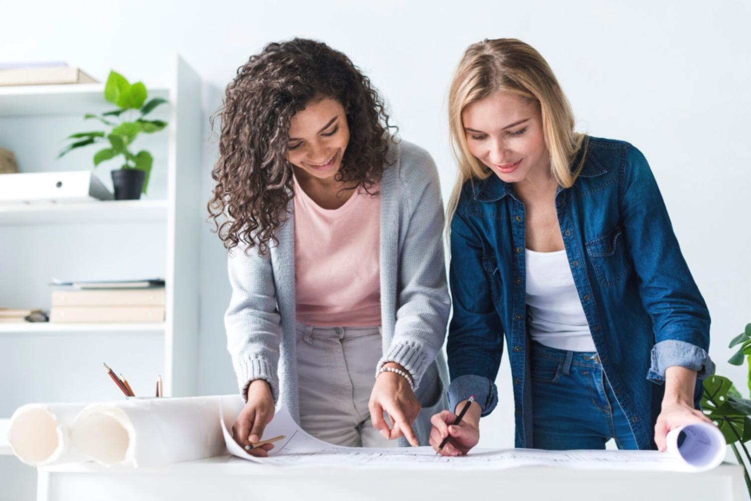 Financial planning workspace with documents and analysis tools